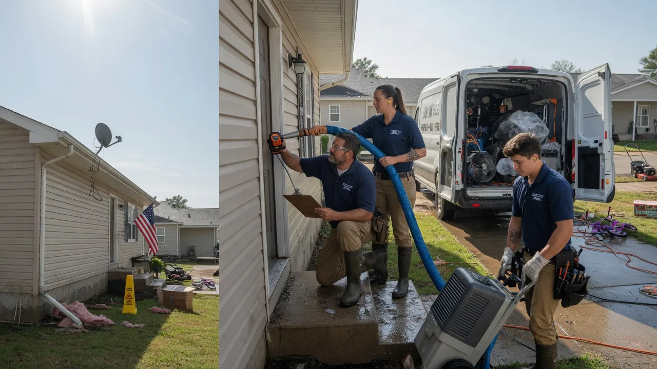 Ceiling Water Damage Restoration in Rockdale, TX near me
